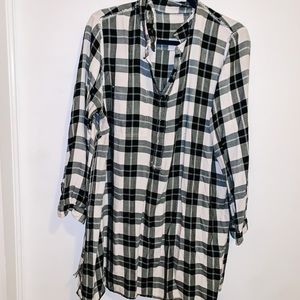 Tunic Plaid Dress